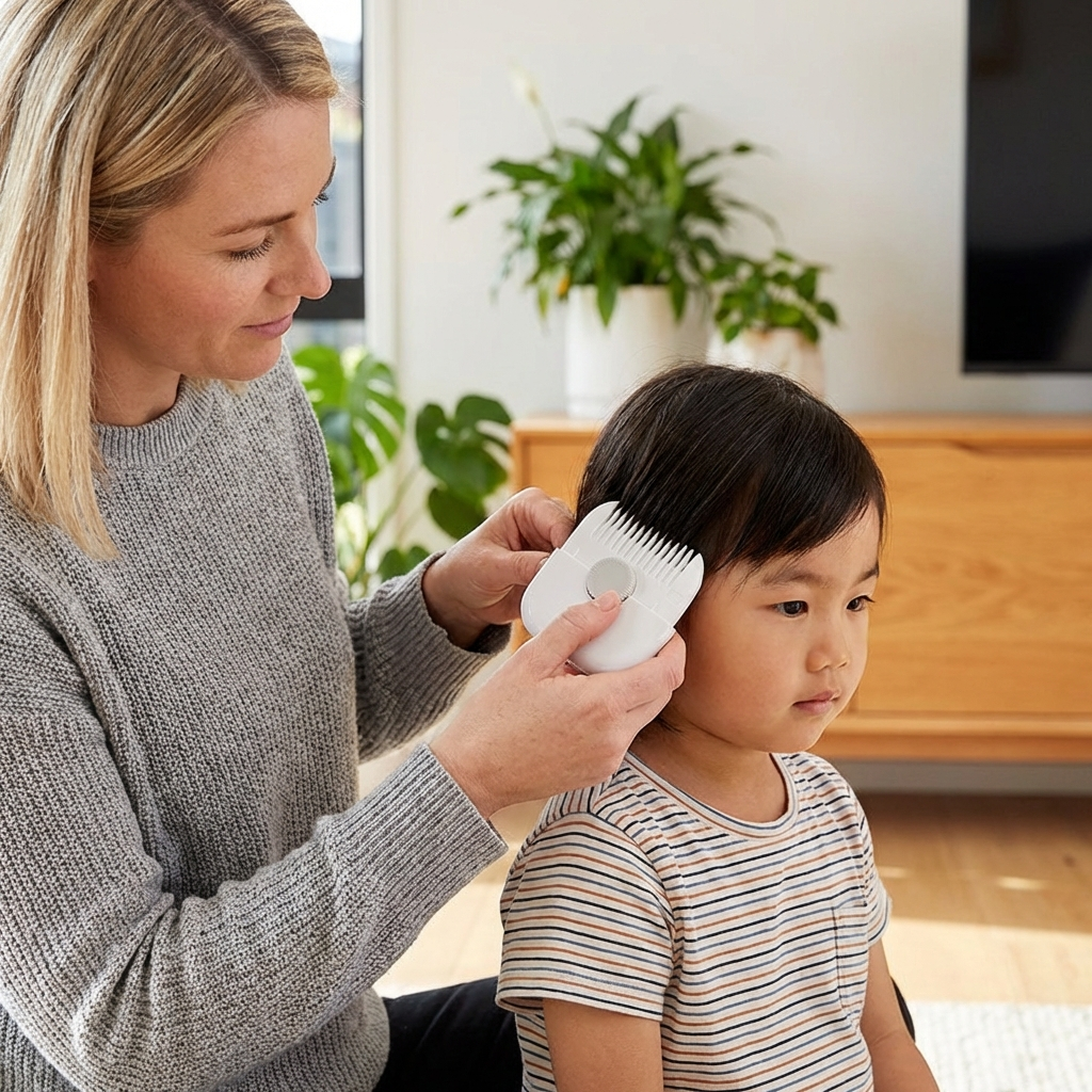 Child-Friendly and Gentle Hair Cutting Comb