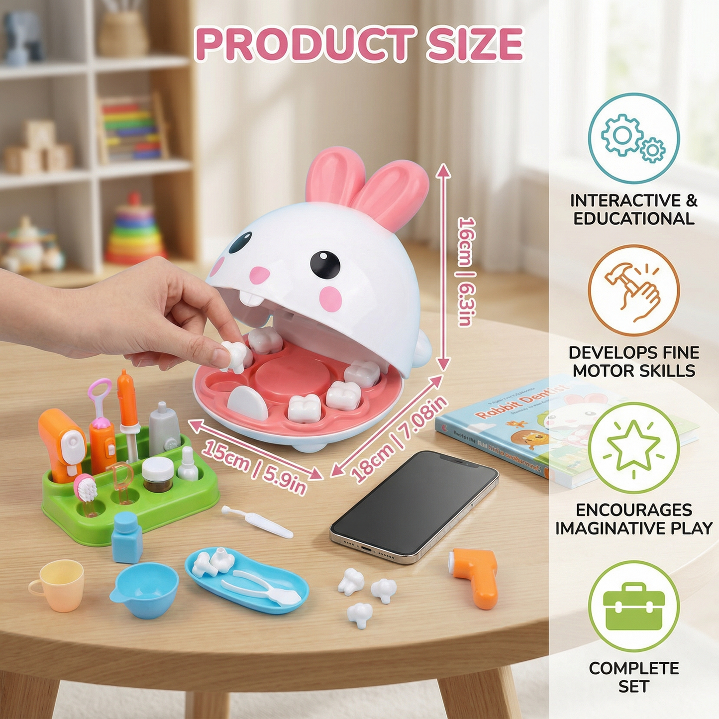 Mini Dentist Bunny Game