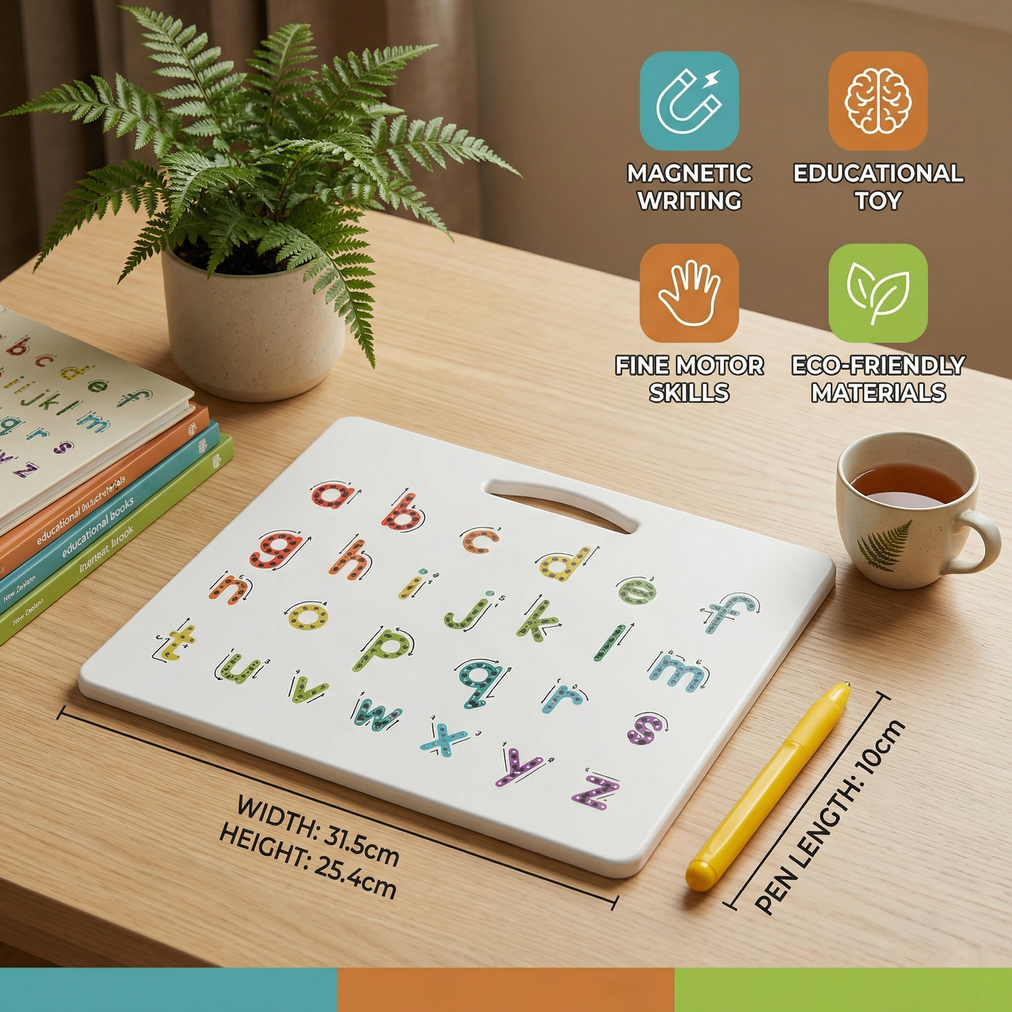 Educational Magnetic Ball Writing Board