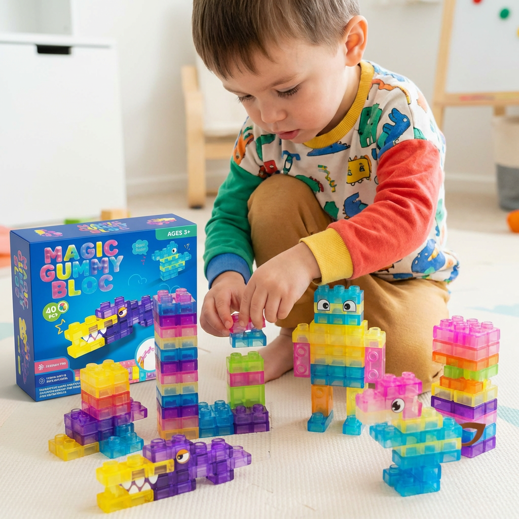 Sensory Soft Building Blocks for Kids – Soft, Squeezable Learning Blocks for Play & Fun