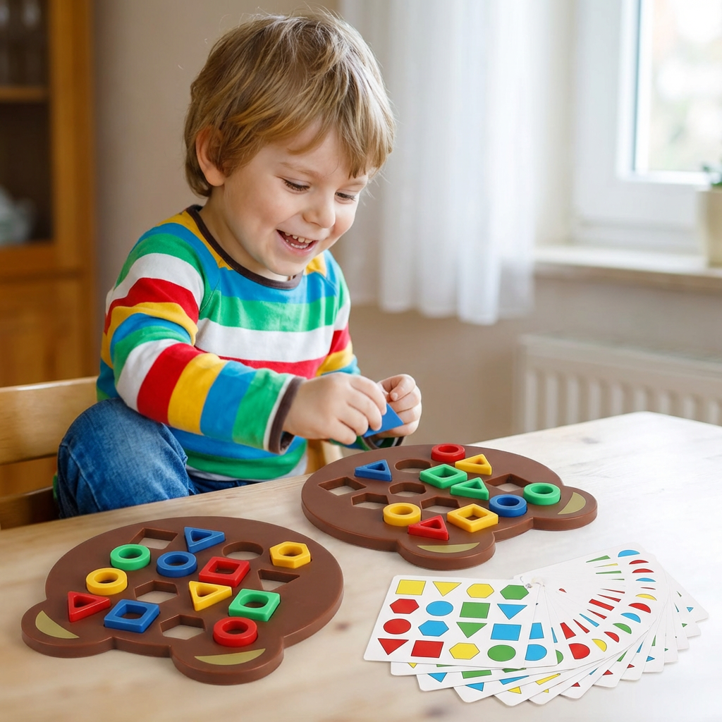 Color & Shape Matching Game for Kids – Interactive Learning Toy