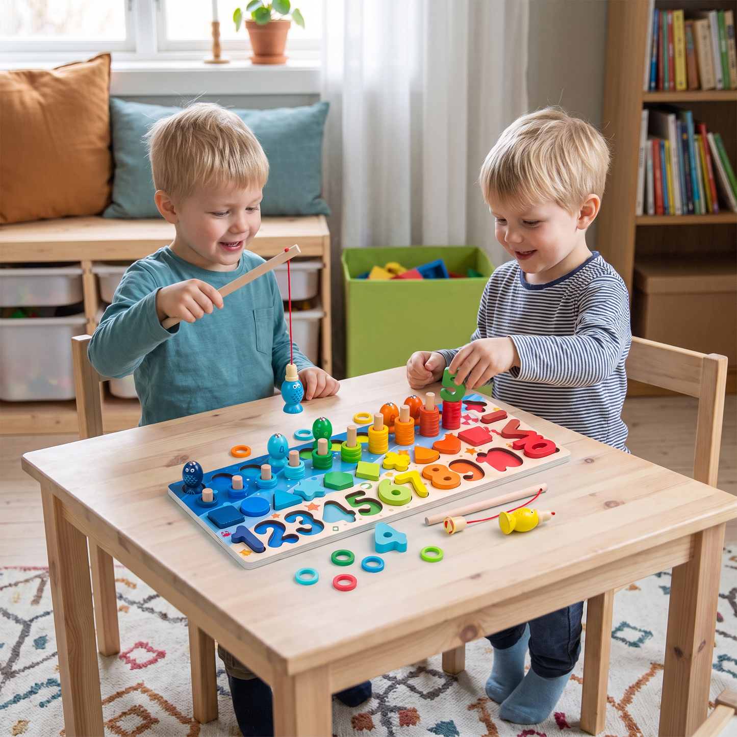 Skill Development – Montessori Wooden Activity Board