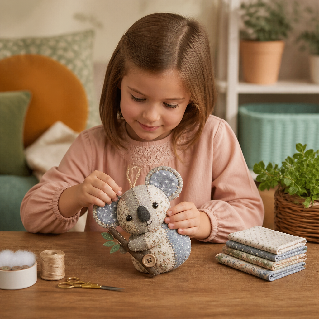 DIY Animal Sewing Kit – Handmade Fabric Ornament Craft Set