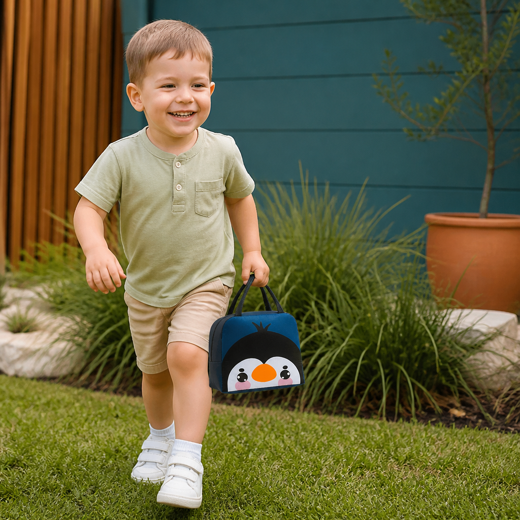 Cartoon Animal Insulated Lunch Bag for Kids