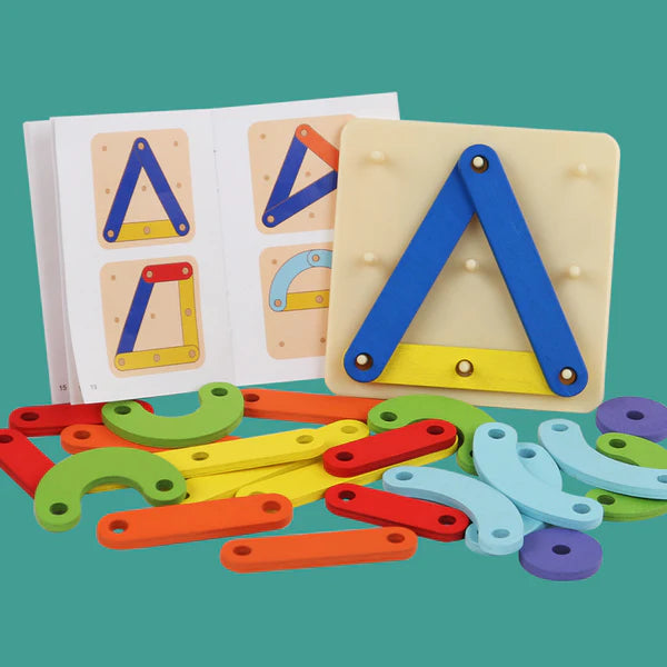 Creative Letters, Numbers, and Shapes Learning Board