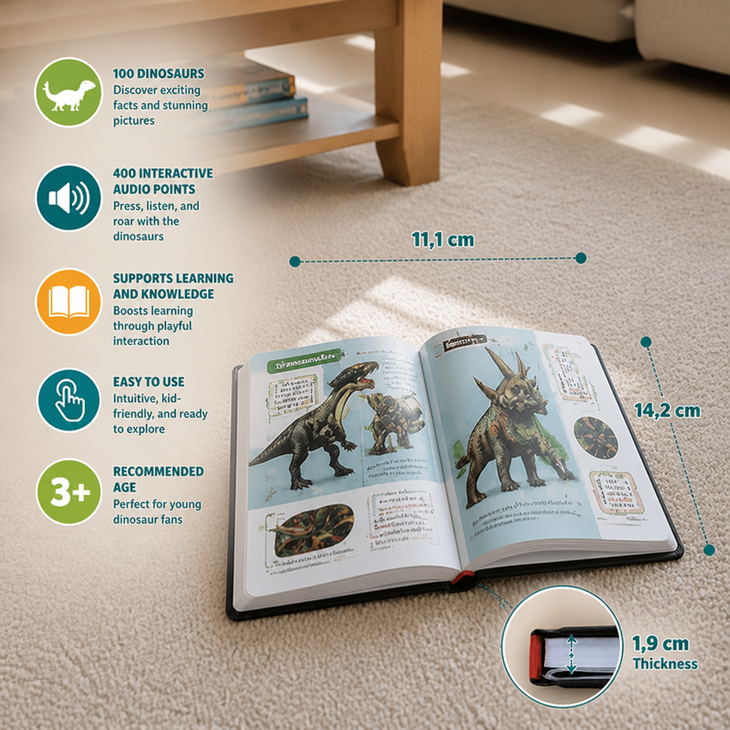 Interactive Talking Dinosaur Encyclopedia Book