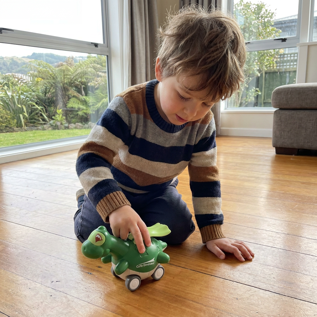 Press & Go Dinosaur Cars – Rolling Dinosaur Toys for Kids