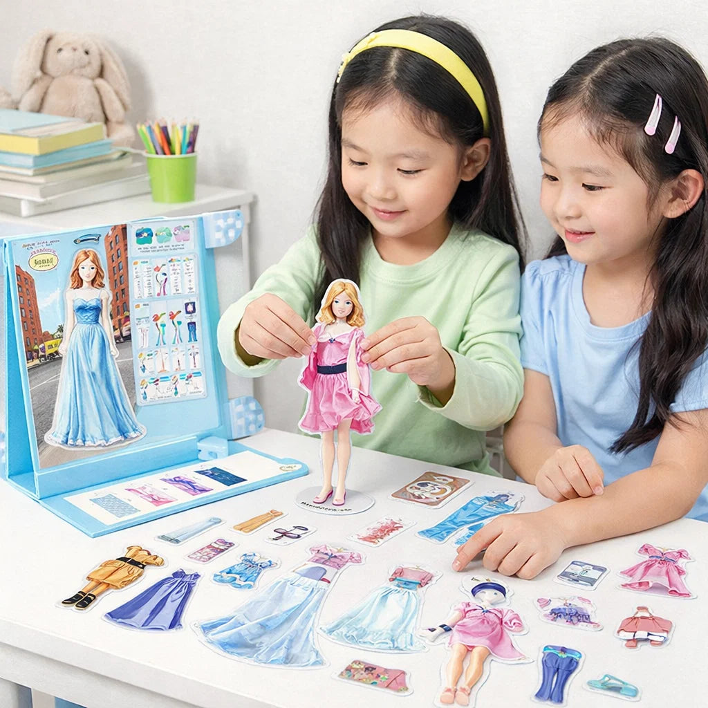 Magnetic Fashion Play Set for Kids