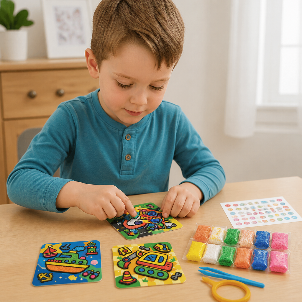 DIY Clay Sticker Art & Craft Kit for Kids