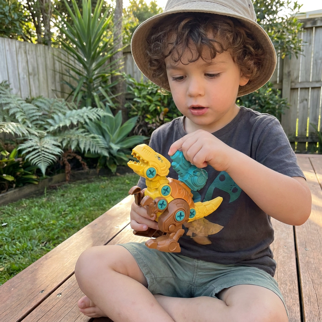 DIY Build & Transform Dinosaur Egg Toy