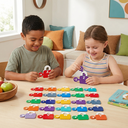 Letters and Math Locks and Keys Learning Game