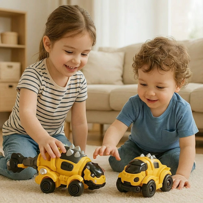 Transforming Dinosaur Cars