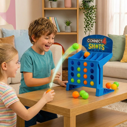 Four in a Row Target Shooting Game