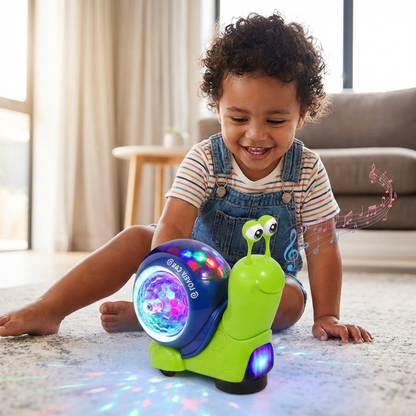 Glowing and Music-Playing Snail Crawling Toy