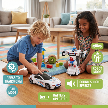 Transformable Race Car Toy