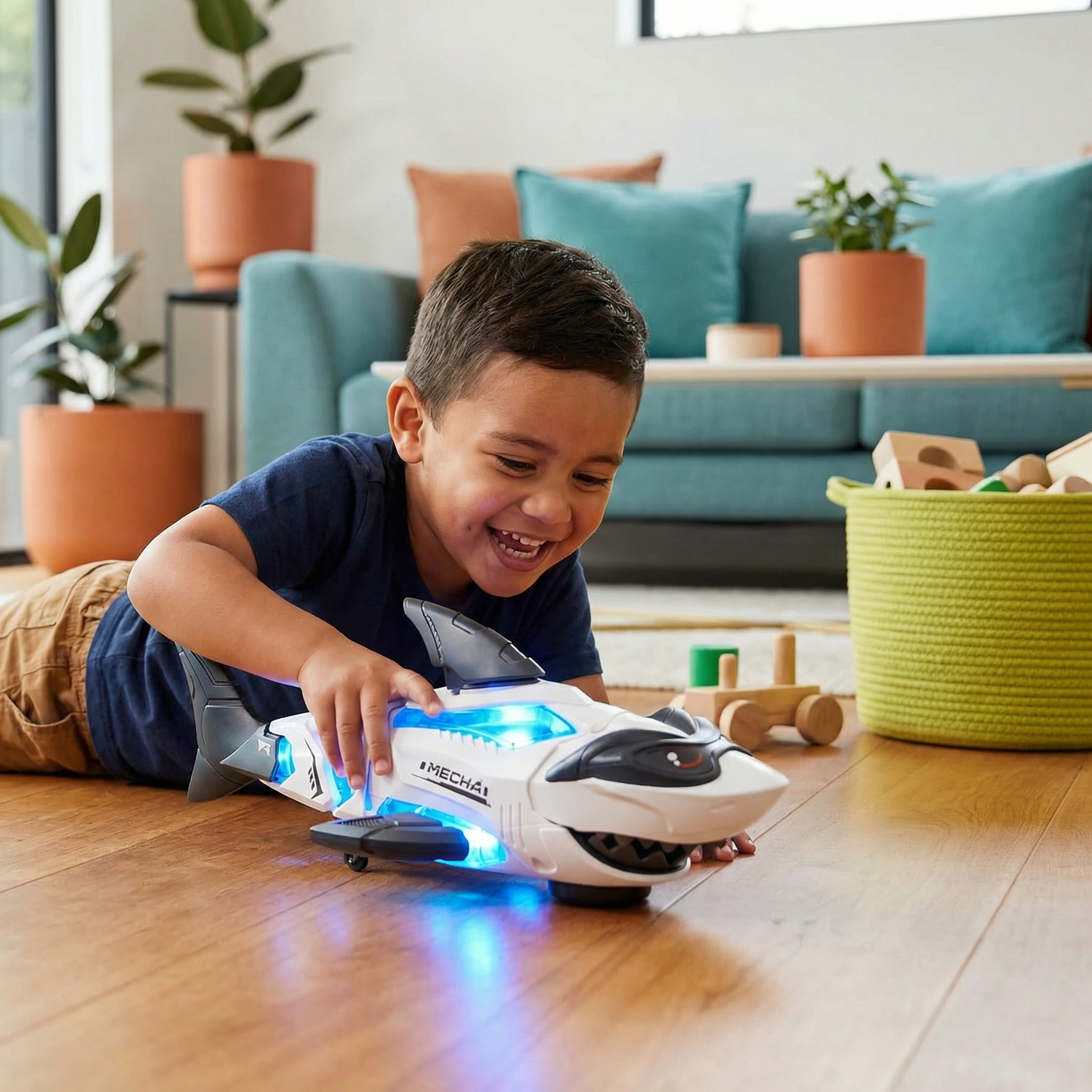Glowing Musical Shark Kids Toy