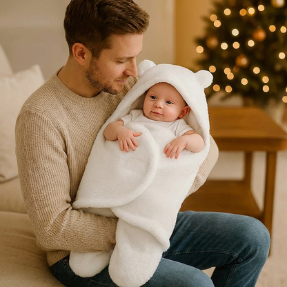 Baby Blanket and Pajamas in Bear Design