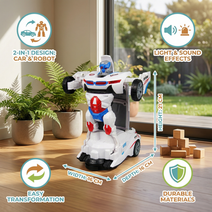 Transformable Race Car Toy