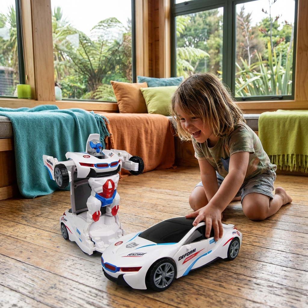 Transformable Race Car Toy