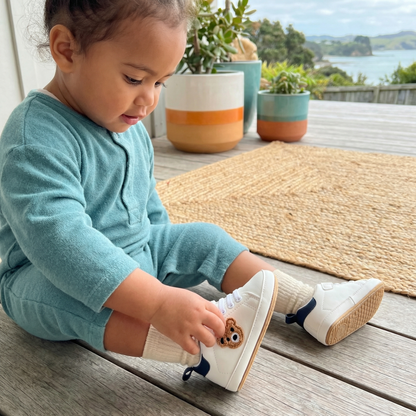 Toddler Shoes with Cute Bear Design