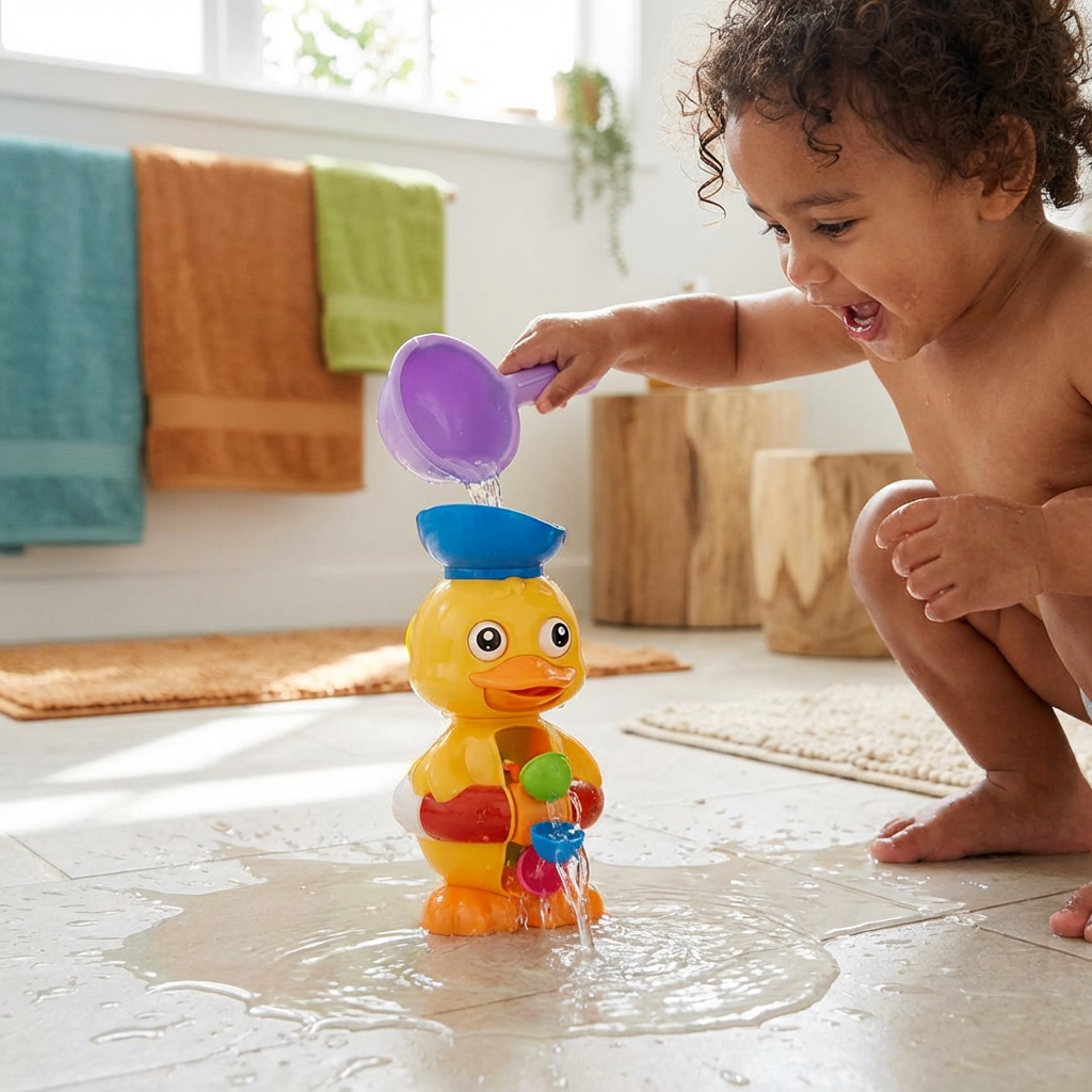 Waterwheel Bath Duck Toy