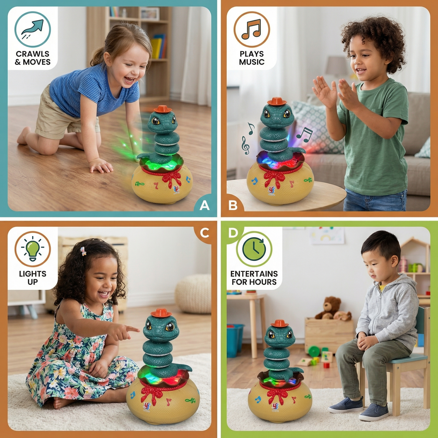 Dancing Snake Toy for Children