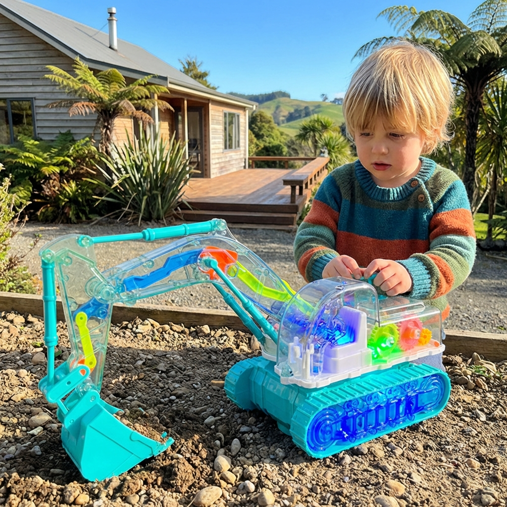 Dancing and Glowing Music Digger