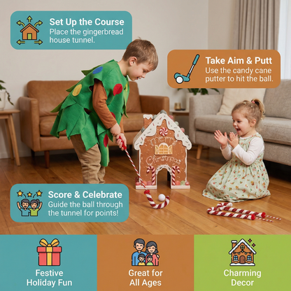 Gingerbread Golf Christmas Toy