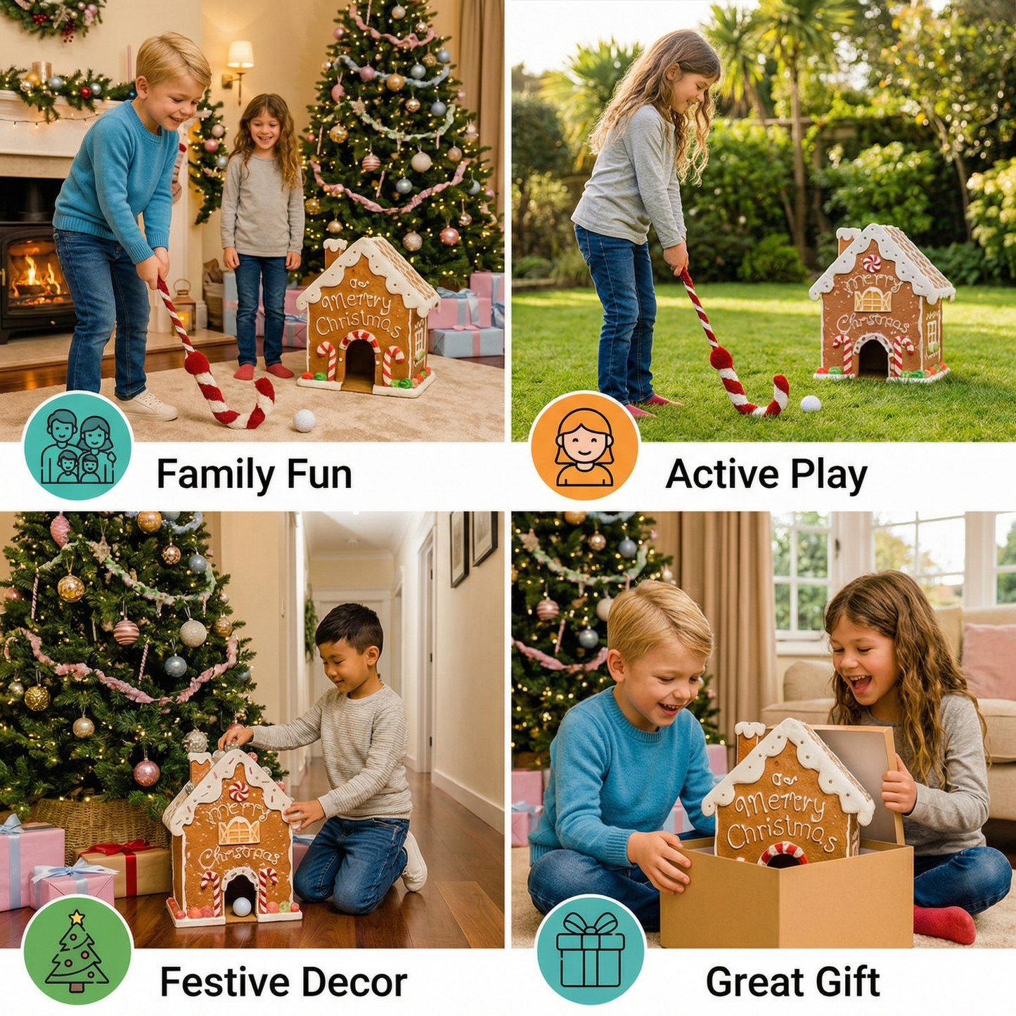 Gingerbread Golf Christmas Toy