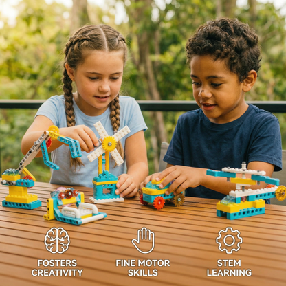 3-in-1 Science and Technology Building Block Playset