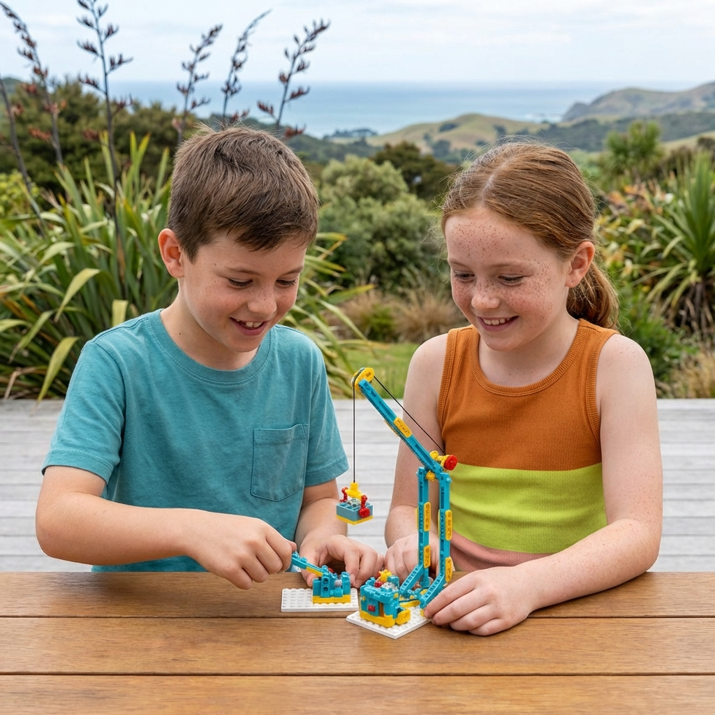 3-in-1 Science and Technology Building Block Playset