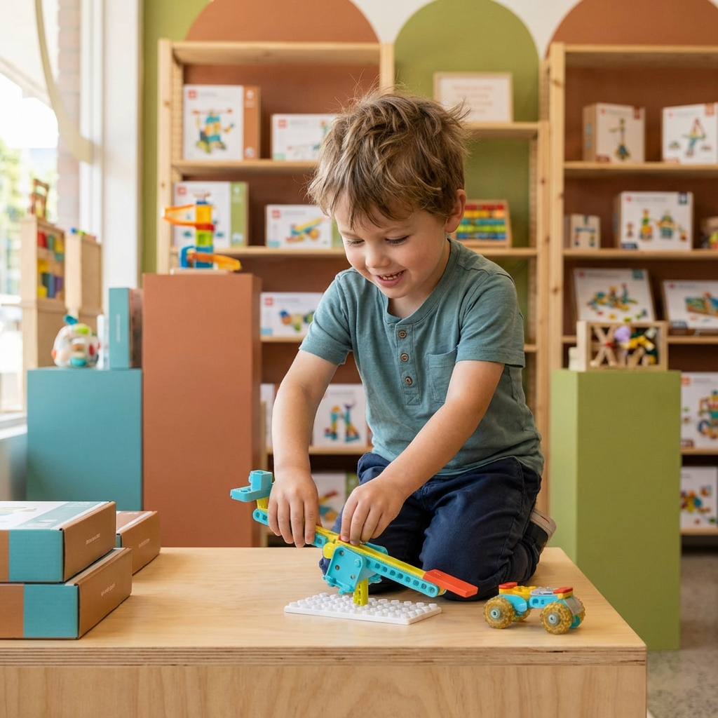 3-in-1 Science and Technology Building Block Playset
