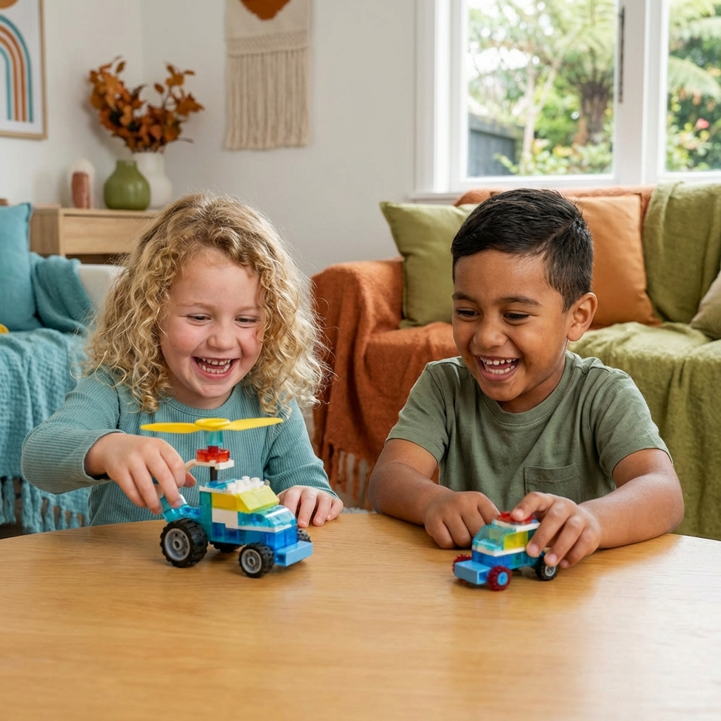 3-in-1 Science and Technology Building Block Playset