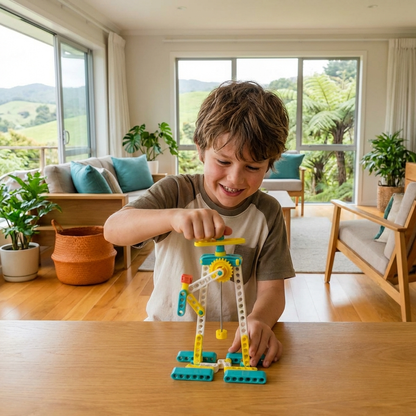 3-in-1 Science and Technology Building Block Playset