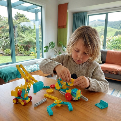 3-in-1 Science and Technology Building Block Playset