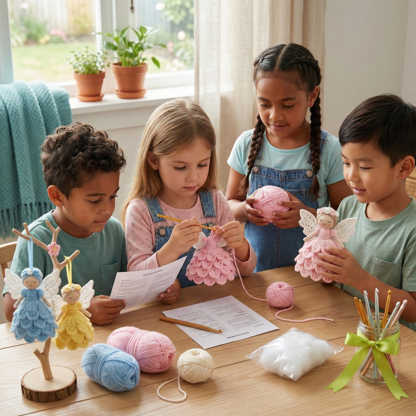 Crocheted Angels - DIY Set