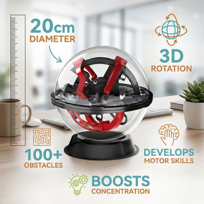 3D Labyrinth Puzzle Ball