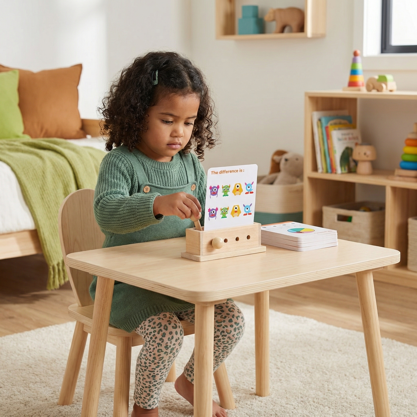 Wooden Logic Decoding Learning Game for Kids – Promoting Early Skills