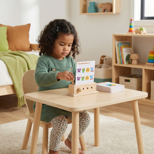 Wooden Logic Decoding Learning Game for Kids – Promoting Early Skills