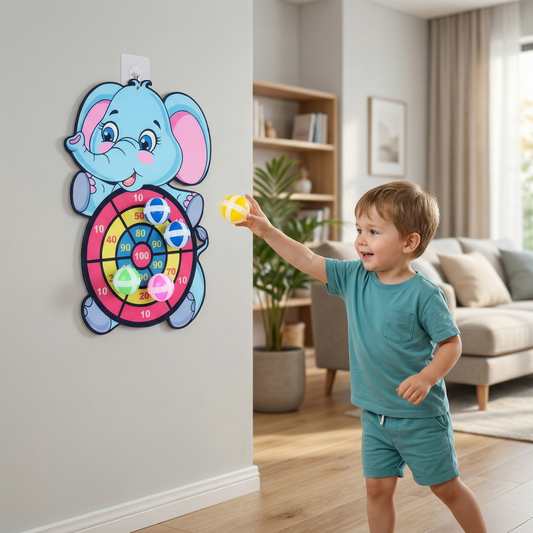 Cute Kids Dart Throwing Game