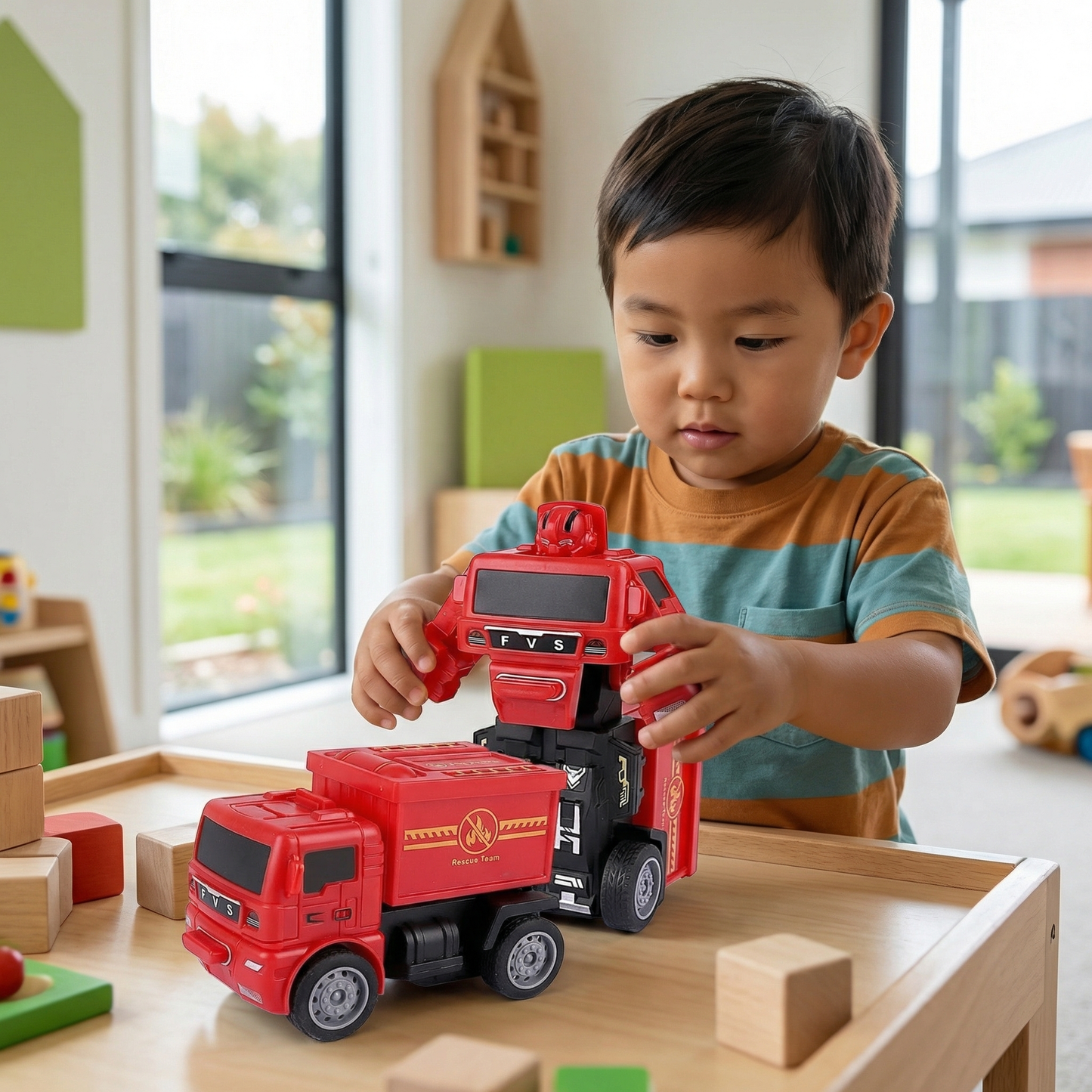 Transformer Truck Toy for Kids