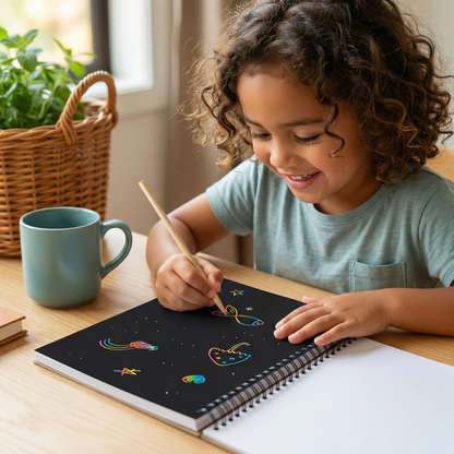 Magical Rainbow Scratch Paper
