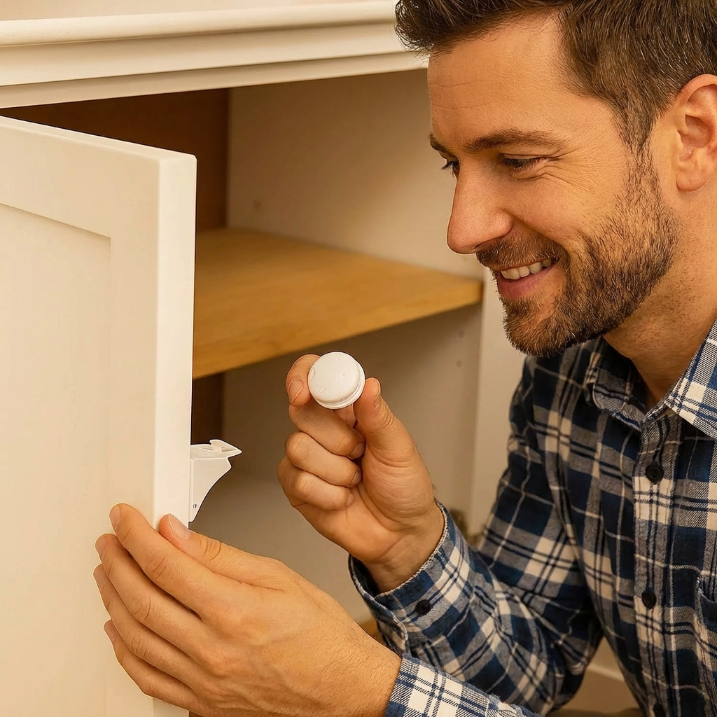 Magnetic Child Safety Cabinet and Door Set
