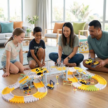 Adventure Race Track with Slot Cars