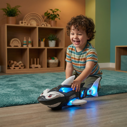 Glowing Musical Shark Kids Toy