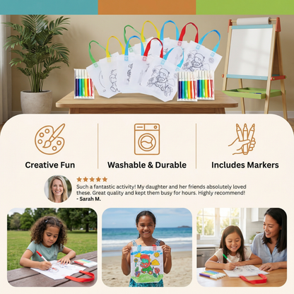Children’s Craft and Painting Bag Set with Markers