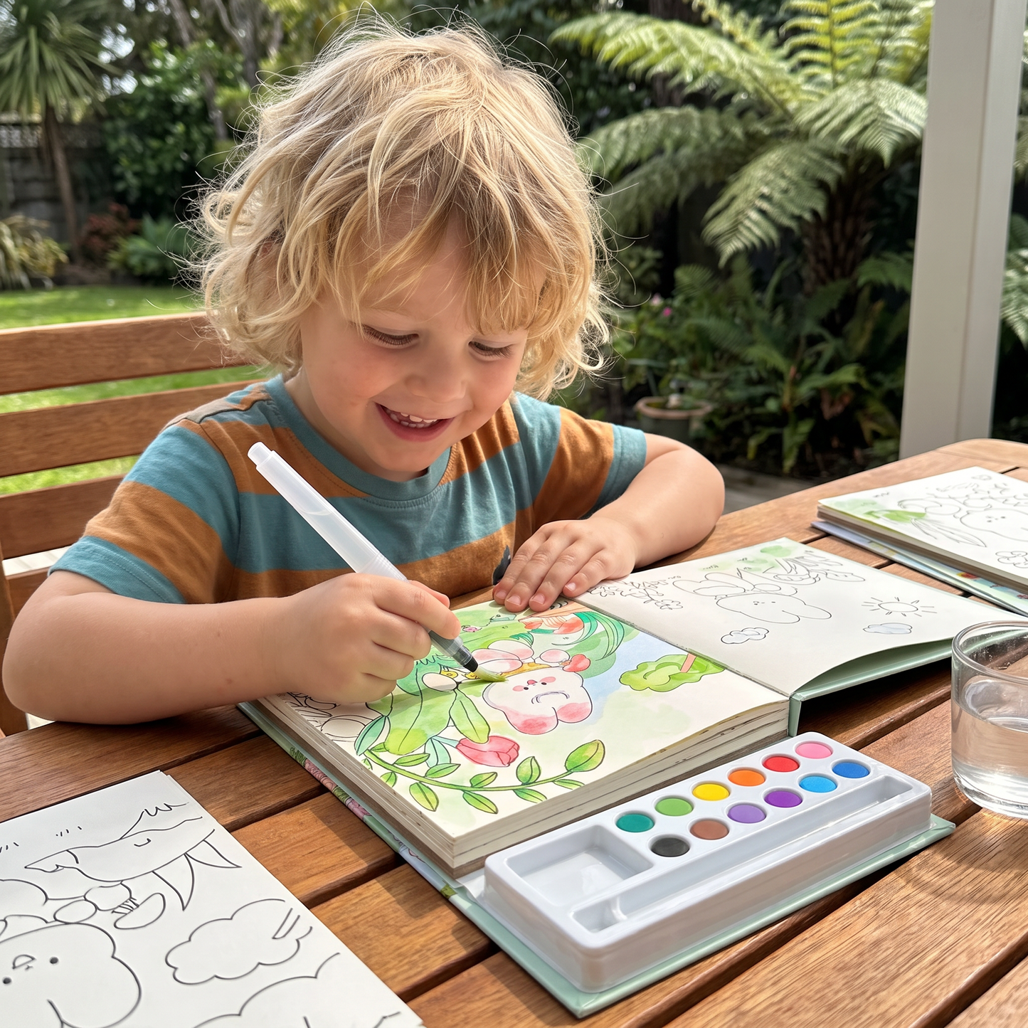 All-in-One Watercolour Painting Book