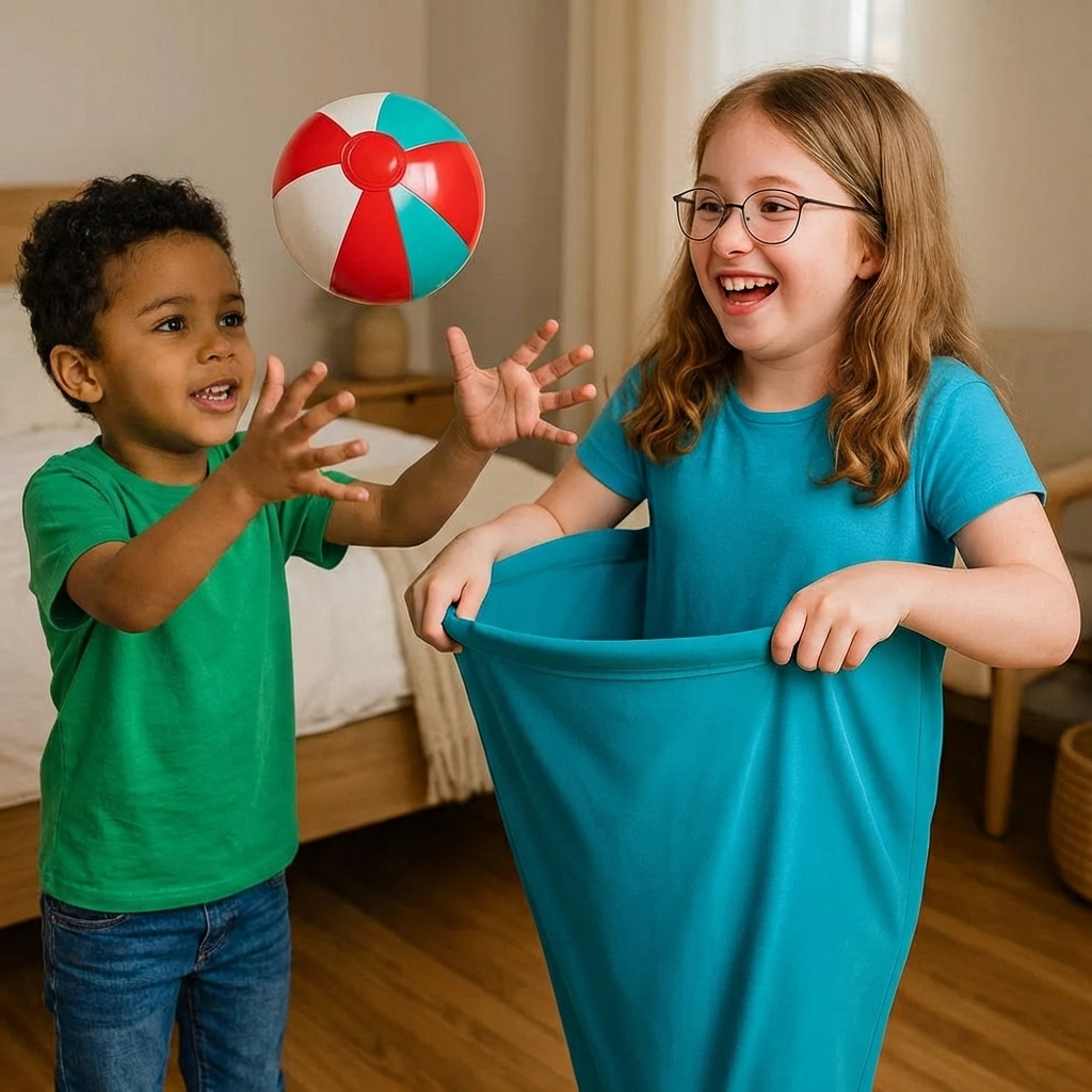 Clown Pants Catch Ball Family Game