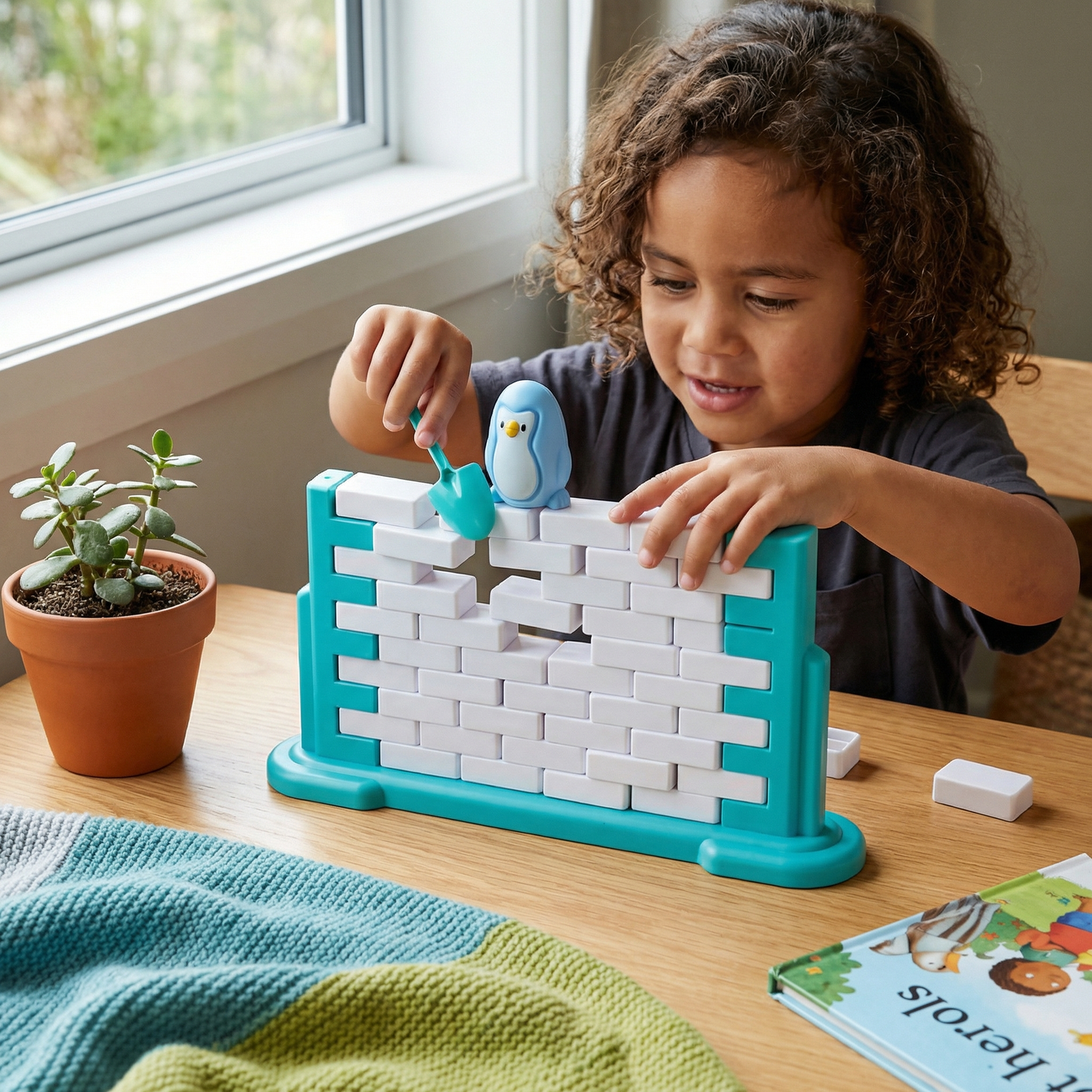 Penguin Ice Wall Balance Family Game