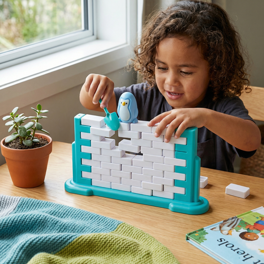 Penguin Ice Wall Balance Family Game